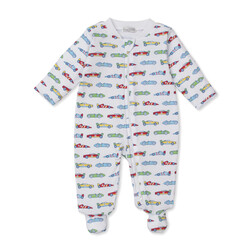 kissy kissy Kissy Kissy PJs Speedway Zip Footie