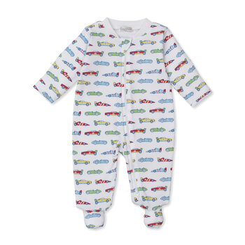 kissy kissy Kissy Kissy PJs Speedway Zip Footie