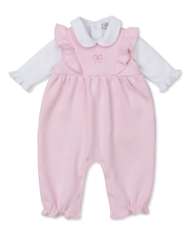 kissy kissy Kissy Kissy Billowy Bows Overalls Set