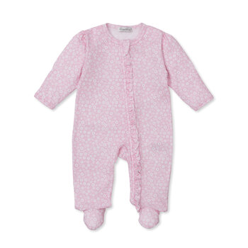 kissy kissy Kissy Kissy Fall in Bloom Zip Footie