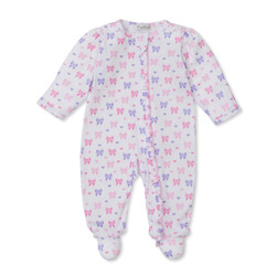 kissy kissy Kissy Kissy Billowy Bows Zip Footie