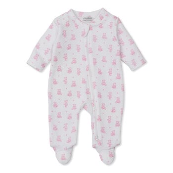 kissy kissy Kissy Kissy Teddy Bear Time Jacquard Zip Footie