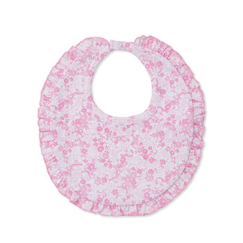 kissy kissy Kissy Kissy Old English Roses Bib