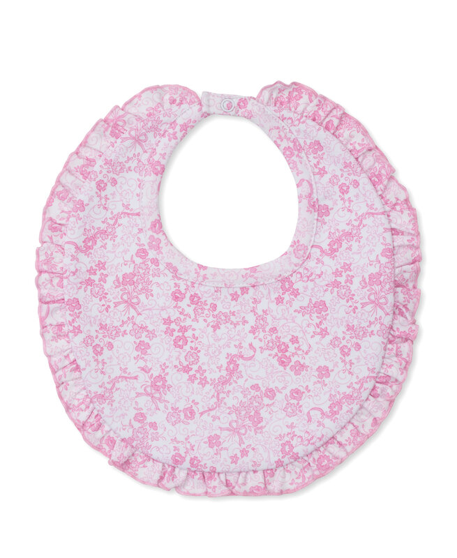 kissy kissy Kissy Kissy Old English Roses Bib