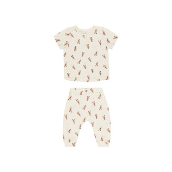 Rylee and Cru Rylee & Cru Lobsters Tee + Slouch Pant Set
