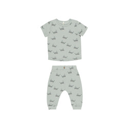 Rylee and Cru Rylee & Cru Whales Tee + Slouch Pant Set