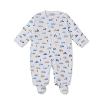 kissy kissy Kissy Kissy Stop & Go Traffic Zip Footie