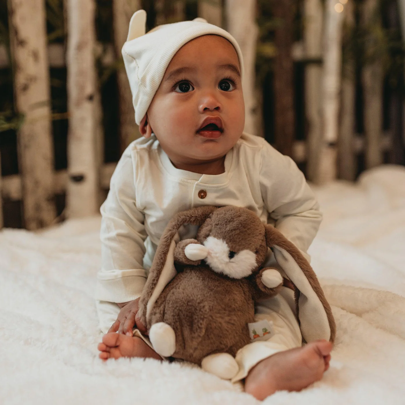 Bunnies by the Bay Bunnies by the Bay Tiny Nibble 8" Bunny- Ginger Snap