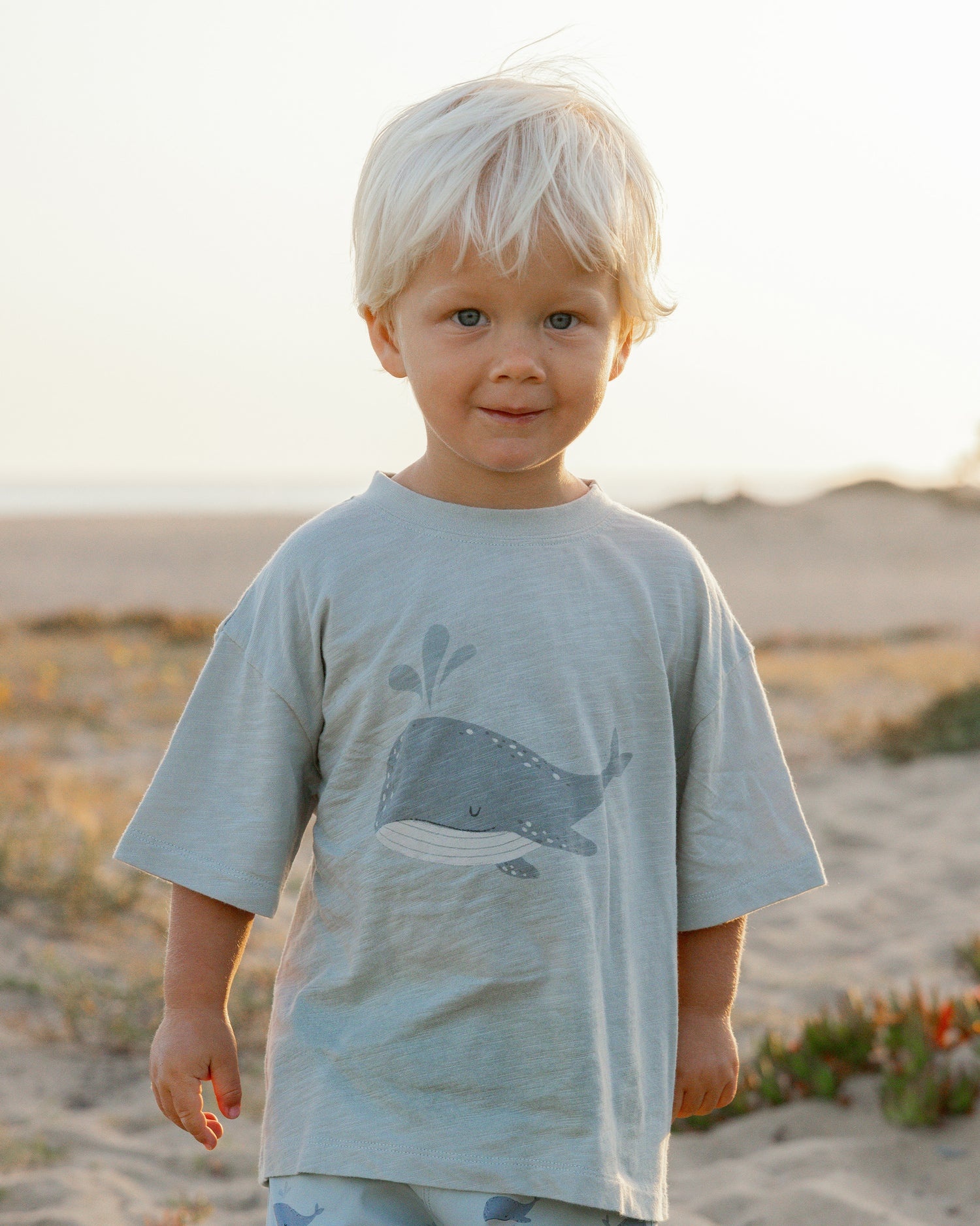 Rylee and Cru Rylee & Cru Whale Relaxed Tee