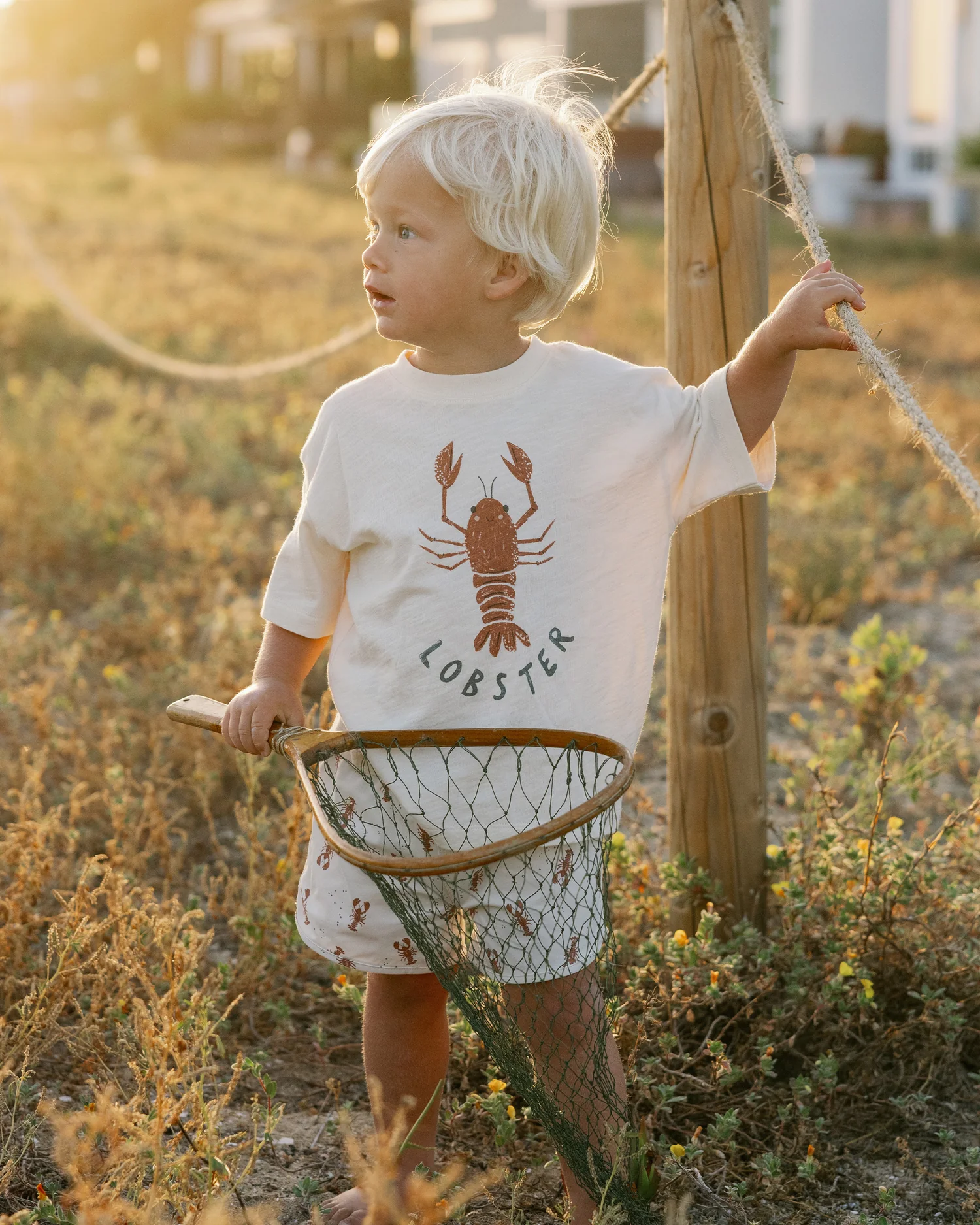 Rylee and Cru Rylee & Cru Lobster Relaxed Tee