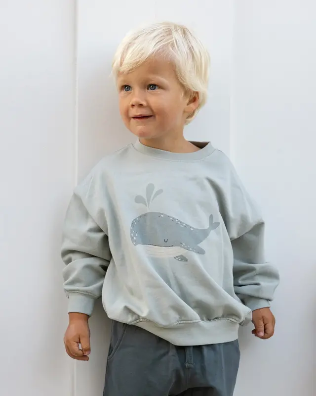 Rylee and Cru Rylee & Cru Whale Sweatshirt