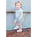 Maddie & Connor Maddie & Connor Olivia Blue Floral Bloomers