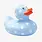 Blue Dot Duck Toy