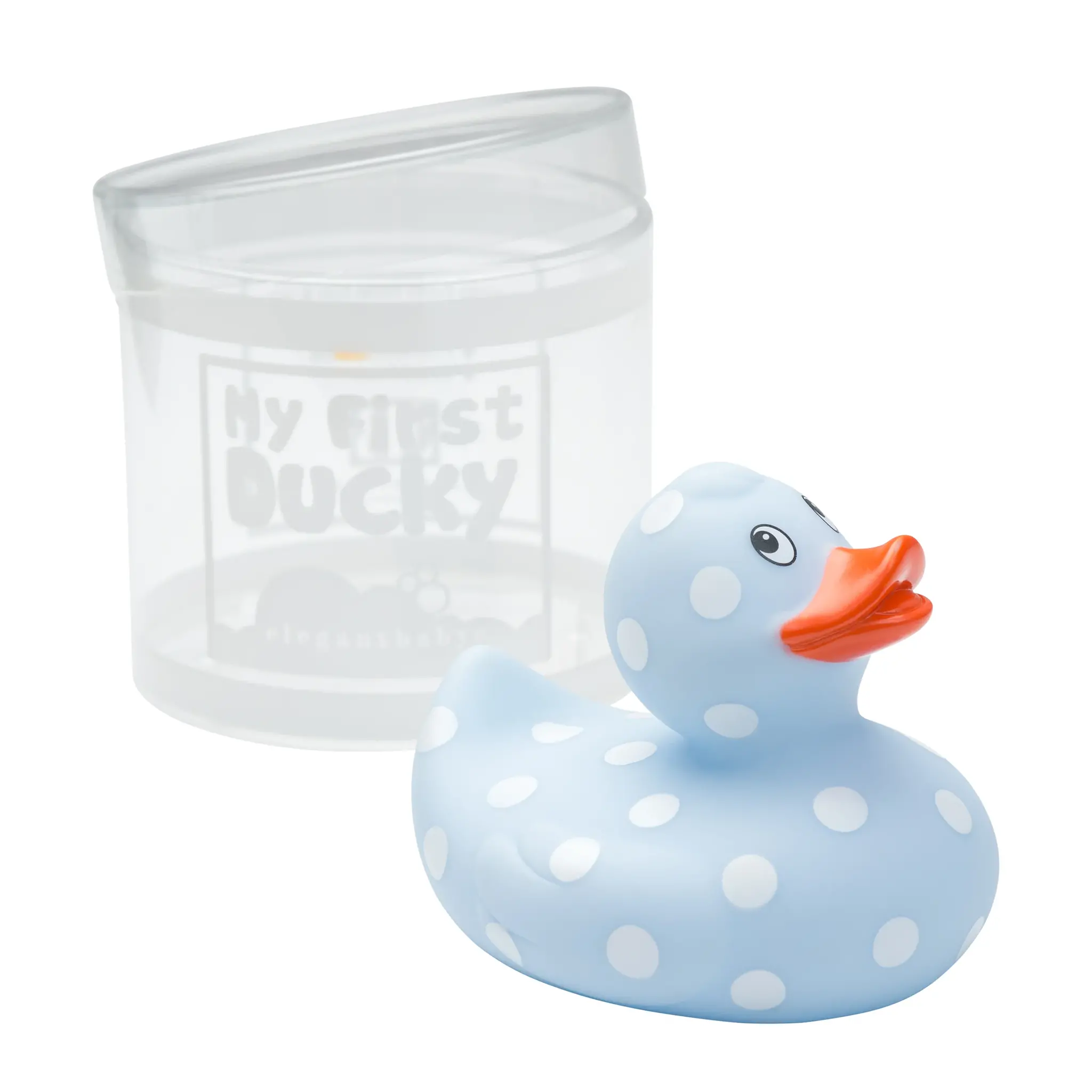 Blue Dot Duck Toy