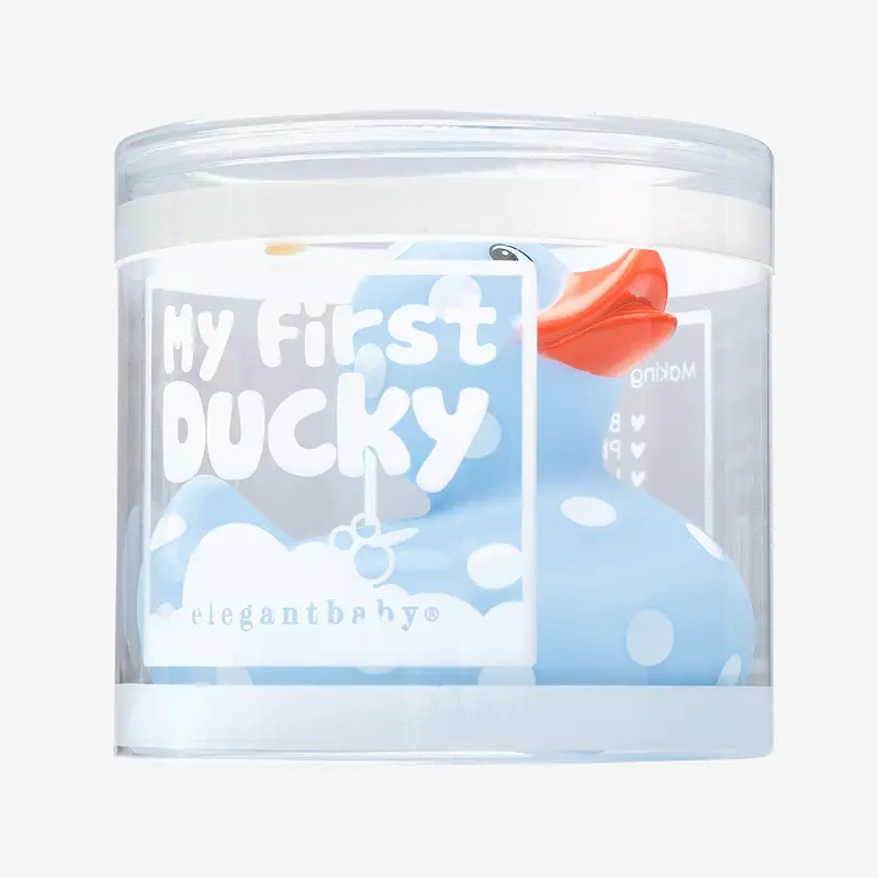 Blue Dot Duck Toy