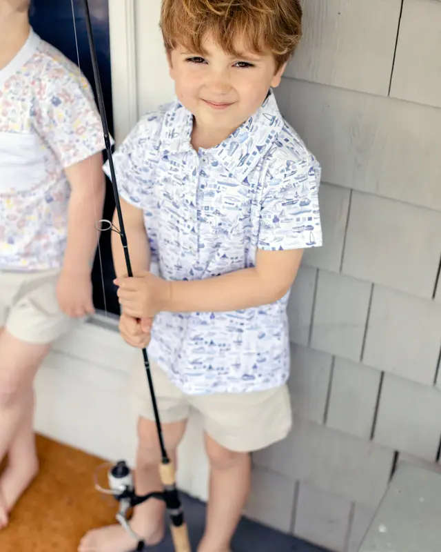 Joy Street Joy Street Boats Polo Shirt