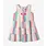 Hatley Hatley Neon Stripes Layered Tiered Dress