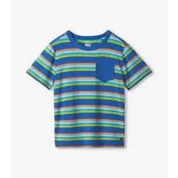 Hatley Hatley Sapphire Stripes Bamboo Tee