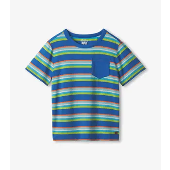 Hatley Hatley Sapphire Stripes Bamboo Tee