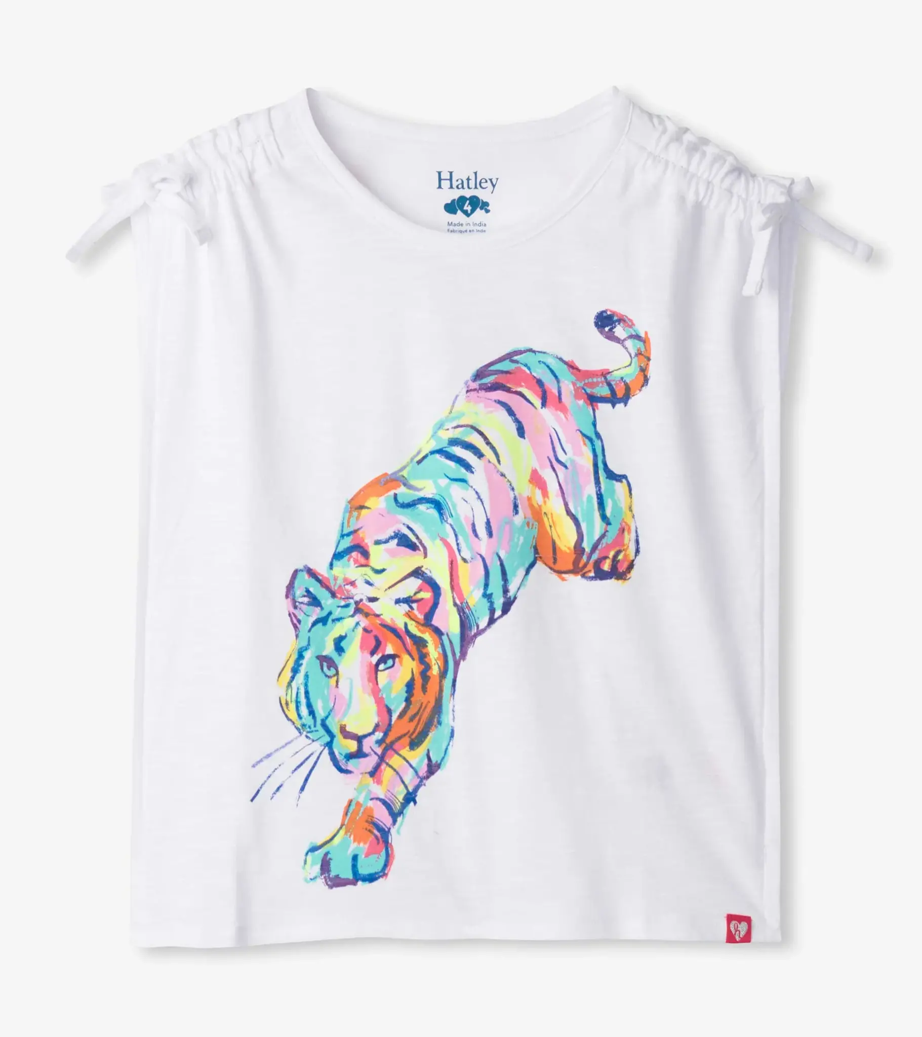 Hatley Hatley Tiger Cinched Shoulder Top