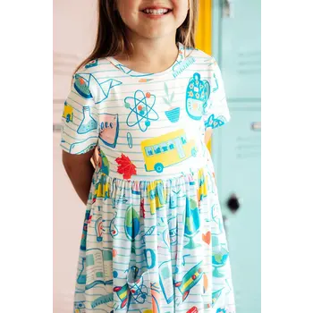 Mila & Rose Mila & Rose School Rules S/S Pocket Twirl Dress