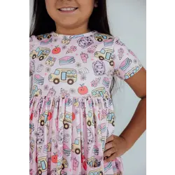 Mila & Rose Mila & Rose Playground Princess S/S Pocket Twirl Dress