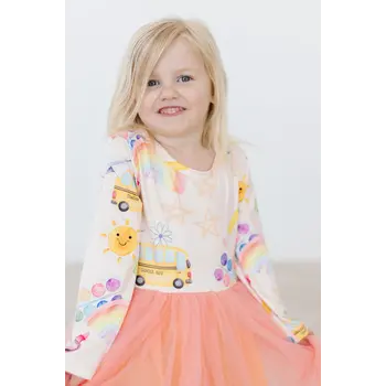 Mila & Rose Mila & Rose Back to School L/S Tutu Dress
