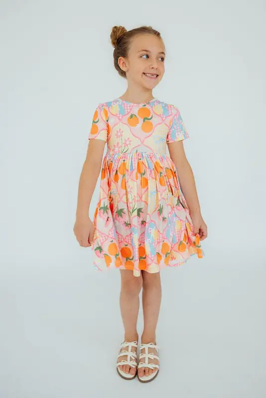 Mila & Rose Mila & Rose Summer Picnic S/S Pocket Twirl Dress