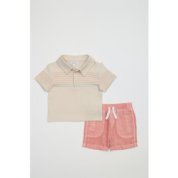Splendid Splendid Picnic Short Sleeve Polo Set