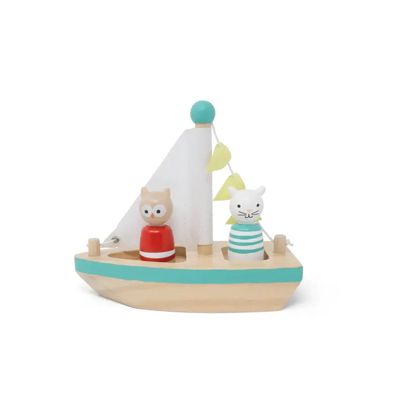 Jack Rabbit Creations Jack Rabbit Boats & Buddies Bath Toy - Owl & Pussycat