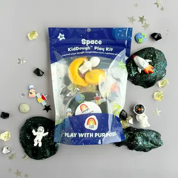Earth Grown KidDoughs Space (Black Cherry) KidDough Play Kit