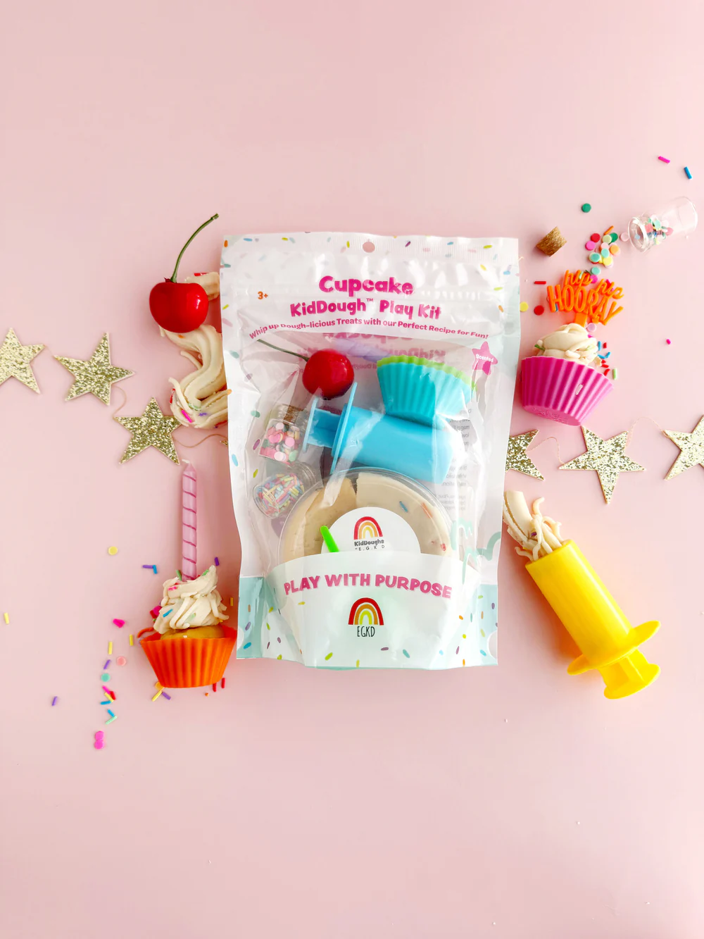 Earth Grown KidDoughs Cupcake Kiddough Play Kit