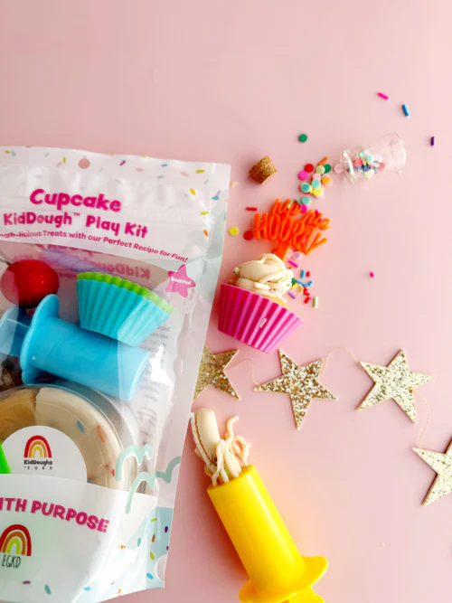 Earth Grown KidDoughs Cupcake Kiddough Play Kit