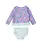 RuffleButts Rufflebutts Purple Garden Rash Guard Two Piece