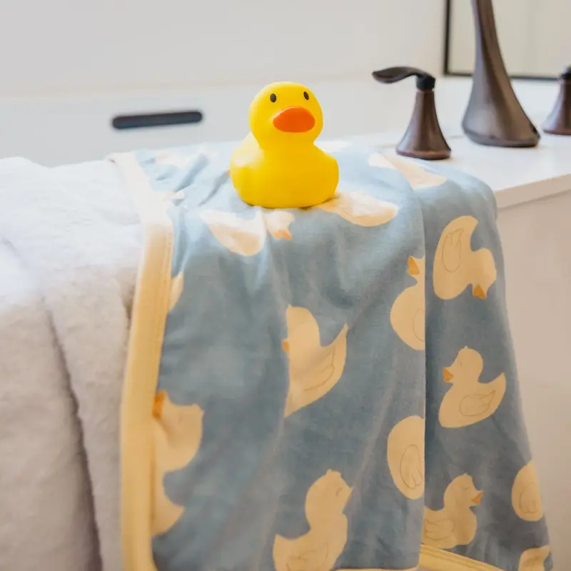Copper Pearl Copper Pearl Ducky Premium Baby Knit Hooded Towel