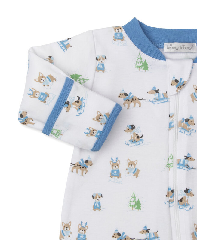 kissy kissy Kissy Kissy Puppy's Sleigh Riding Fun Zip Footie