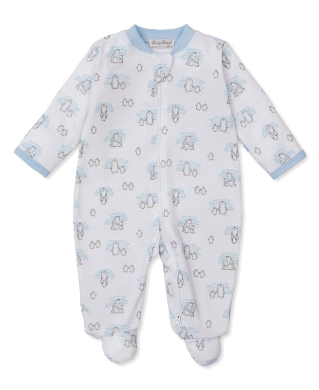 kissy kissy Kissy Kissy Snow Happy Penguins Zip Footie