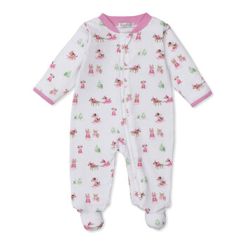 kissy kissy Kissy Kissy Puppy's Sleigh Riding Fun Zip Footie