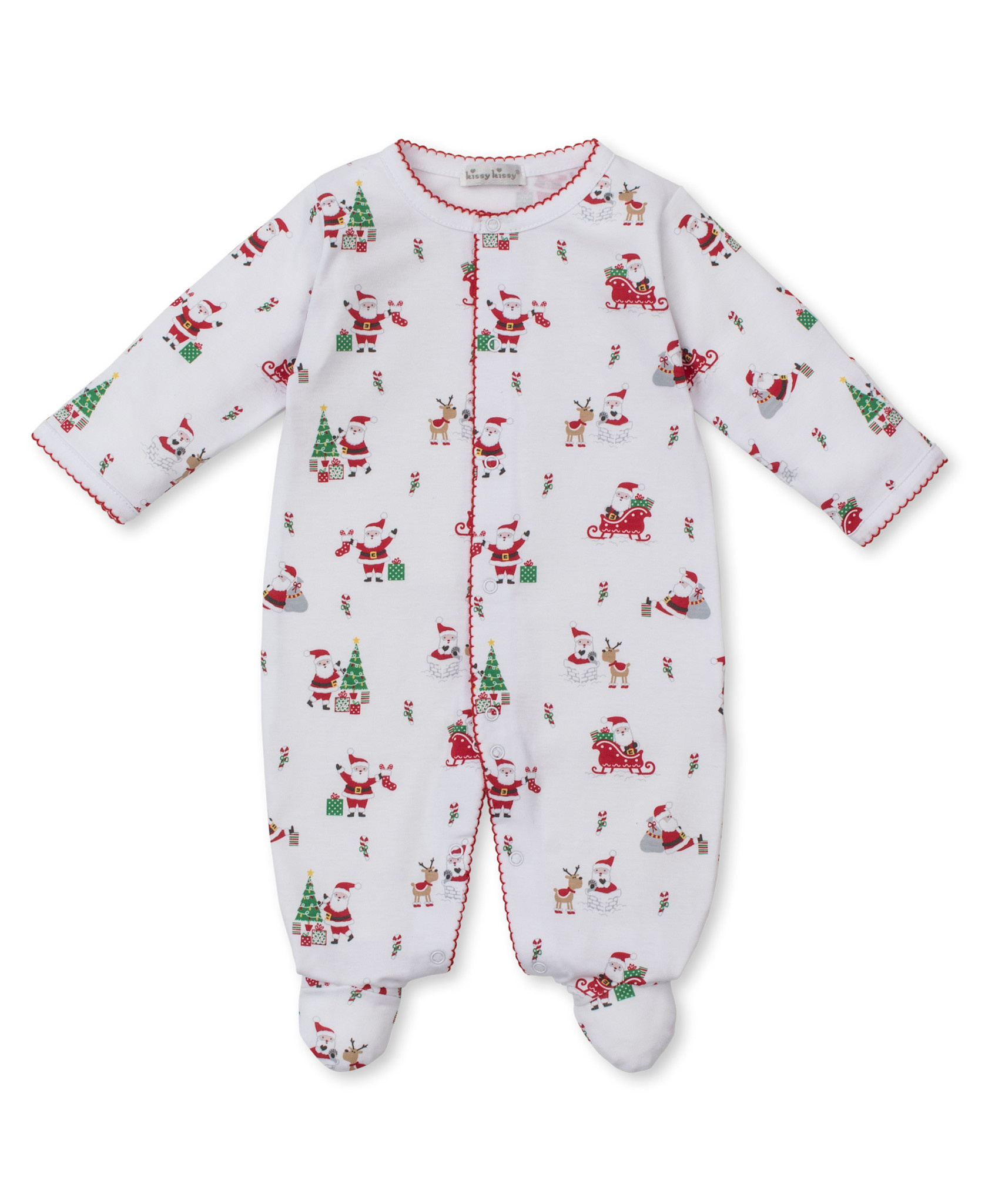 kissy kissy Kissy Kissy Christmas Capers Footie