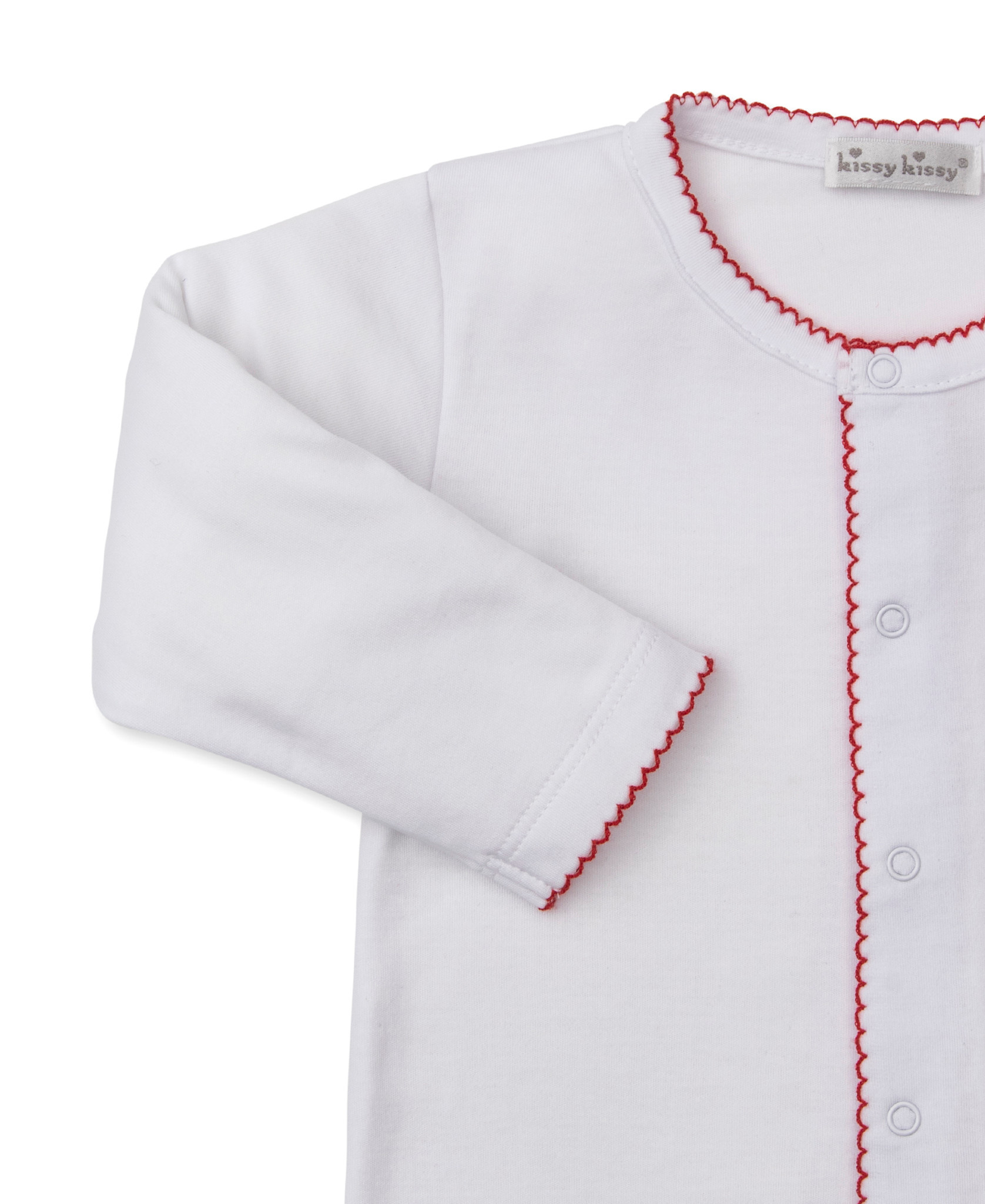 kissy kissy Kissy Kissy Baby's First Christmas Footie