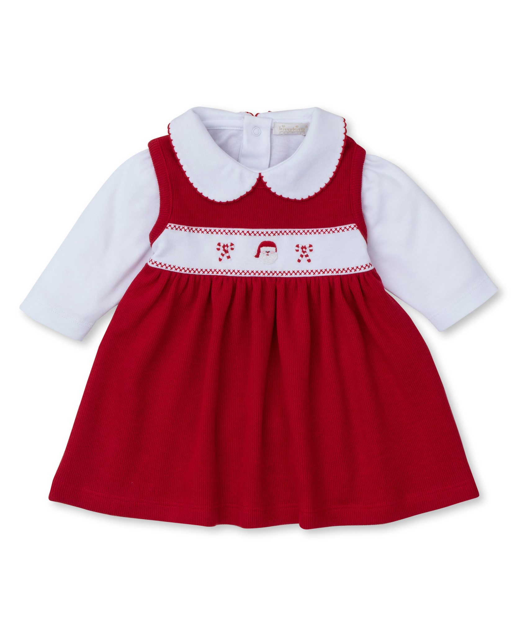kissy kissy Kissy Kissy CLB Holiday Medley Jumper Set w/Hand Embroidery