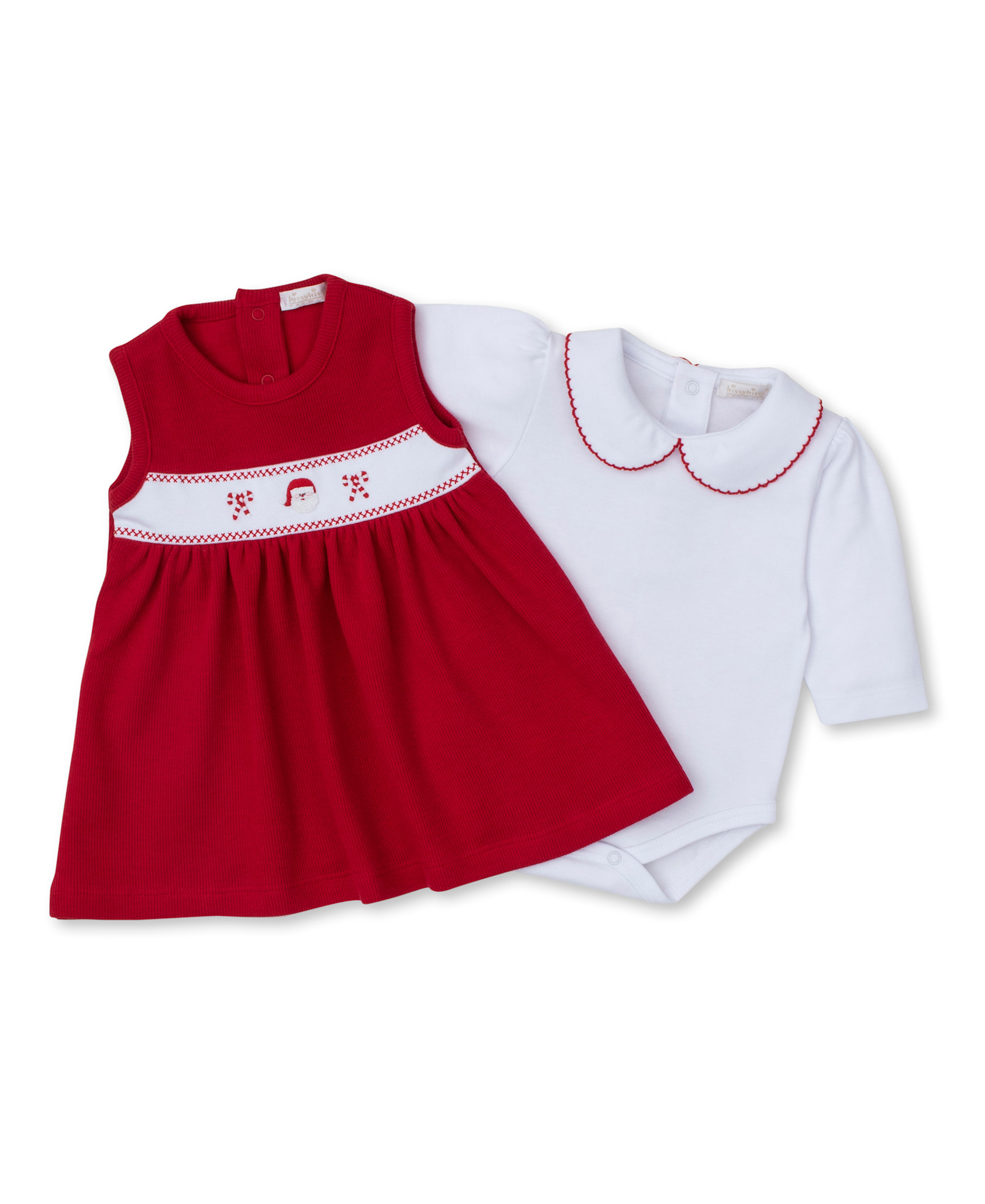 kissy kissy Kissy Kissy CLB Holiday Medley Jumper Set w/Hand Embroidery