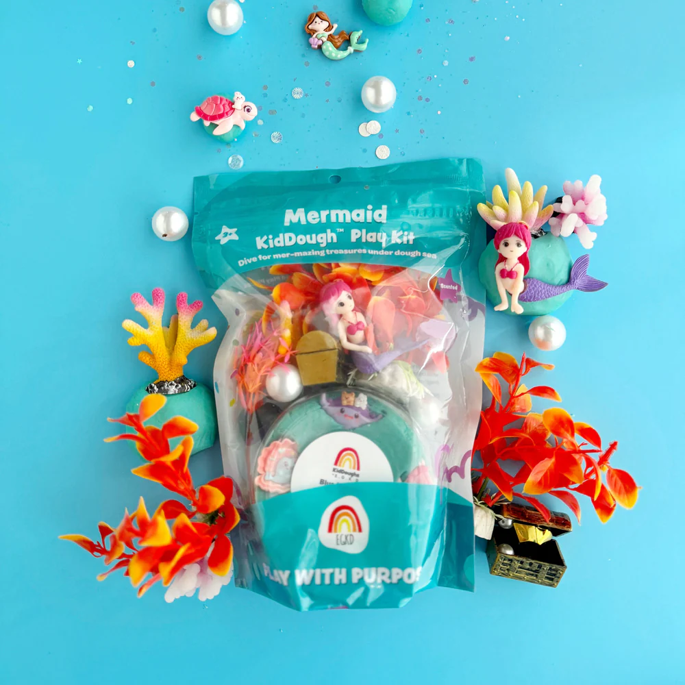 Earth Grown KidDoughs Mermaid Kiddough Play Kit