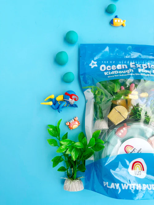 Earth Grown KidDoughs Ocean Explorer Kiddough Play Kit