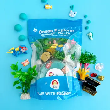 Earth Grown KidDoughs Ocean Explorer Kiddough Play Kit