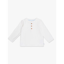 RuffleButts Rufflebutts Knit Long Sleeve Henley Tee