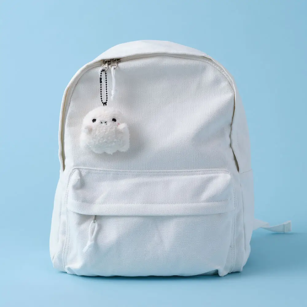 Noodoll Noodoll Keyring - Iceboo - White Ghost