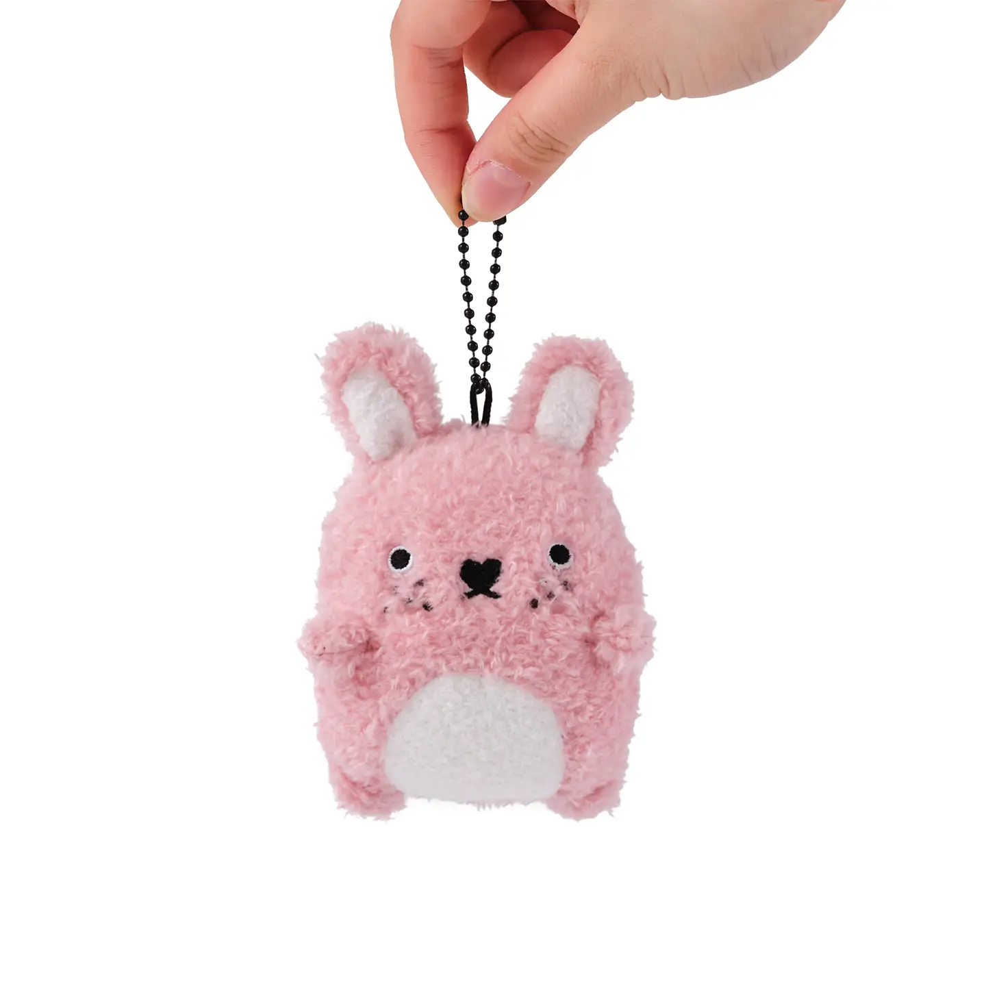 Snowball Rabbit Keyringdoll Noodoll Keyring - Ricecarrot - Pink Bunny Rabbit - Tiny Hanger