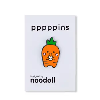 Noodoll Noodoll Enamel Pin - Ricecrunch Carrot