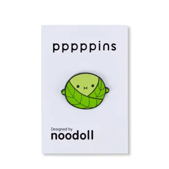 Noodoll Noodoll Enamel Pin - Riceprout Brussel Sprout